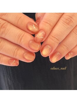 エデュース(EDUCE)の写真/営業前でも対応できる場合あり◎お仕事帰りに寄れるネイルサロンで輝く指先を。