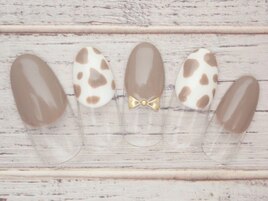＃ダルメシアンネイル＃フレンチ