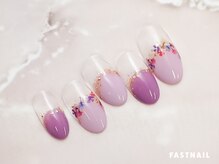 ファストネイル ロコ 春日店(FASTNAIL LOCO)/紫陽花ネイル【11907】