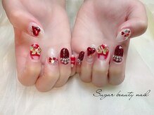 シュガービューティーネイルズ(Sugar Beauty Nails)/赤いネイル
