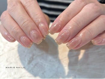 マリーネイルズ 大阪梅田店(MARIE NAILS)/新規様8000円 1012e 桃