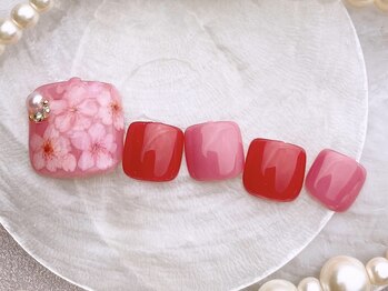 ネイルサロンフォーユー(for u)/フットネイル¥6500