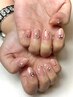 《HAND》おまかせピンクベージュ系¥6700