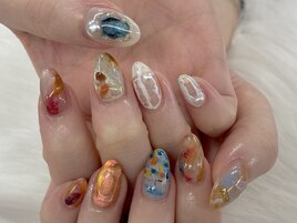 【山崎】個性派ニュアンスネイル