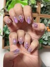 紫陽花ネイル