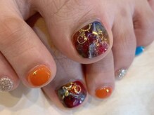 ネイルズ ララ(nails Lala)/カラフルfoot。