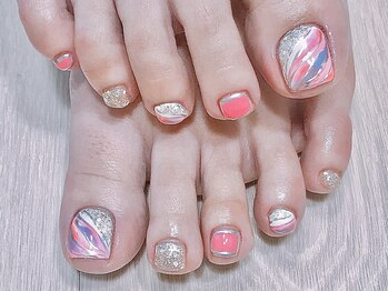 ティーエス ネイル ガーデン(T.S Nail Garden)/ピンクカラフル