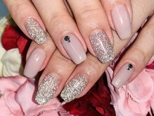 ダブルネイル(Double Nail)/【ほり】シンプル×フラッシュ