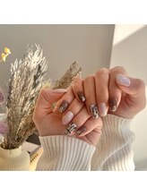 ジュネス 奈良橿原店(Jeunesse)/ツイードネイル