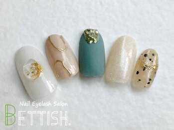ネイルアイラッシュサロン ベティッシュ 桜木町店(Nail Eyelash Salon BETTISH)/スタイリッシュコース☆*°
