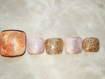 ネイルサロン シェル(Nail Salon SHELL)/定額フットAコース¥7200