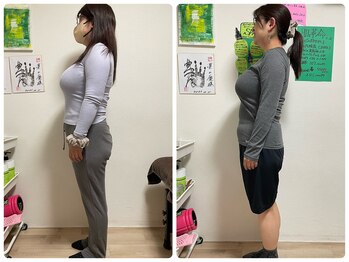 凛と慶/3ヶ月のダイエット変化