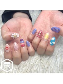 カラフルネイル