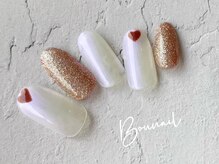 ネイルアンドアイラッシュ ボネール 銀座店(lash Bounail)/シンプル ハート パール