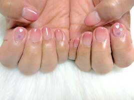 ハートホロネイル