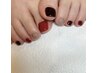 Footジェルワンカラー＋角質除去込み8000円〈個室・フットバス・オフ込み〉