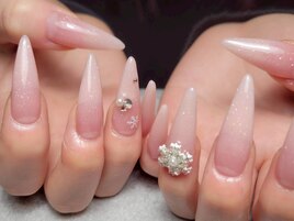【スカルプ】ラメグラデーション