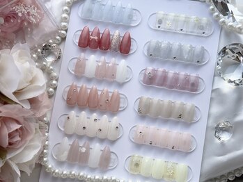 エンジェルガーデン 青山店(Angelgarden)の写真/【シンプルデザインネイル¥7000～】500色以上の豊富なカラーをご用意☆派手なネイルができない方に！ 