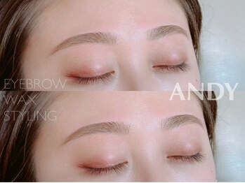 アンディ(ANDY)の写真/眉毛のお手入れ初めての方も、自分に似合う眉にされたい方も◎人気眉サロンで経験を積んだアイリスト在籍◎