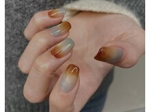ハンドワークネイル(handworknail)/チグハググラデーション