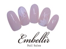 アンベリール 横浜店(Embellir)/(262)手描き花ネイル