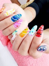 ネイルサロン ティプレシャス(T Precious)/夏のヨーヨーネイル♪