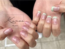カノアネイルプレイス(KANOA nail place)/アシンメトリーフレンチ