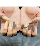 リアンリアン(lien lien de felicite nail)/vカットネイル