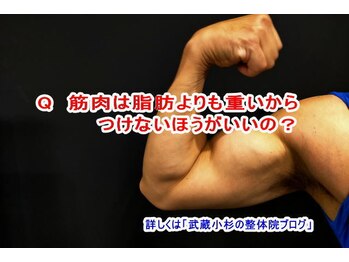 小池整体院/筋肉は脂重い?