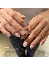 フリル(Frill)/マグネット×リボンネイル
