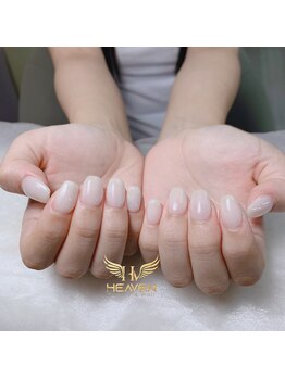 ヘブン ネイル 鶯谷(HEAVEN Nail)/ミルキーホワイトネイル
