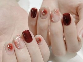 大人のチークアート＊素敵