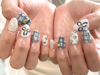 バタフライ 津田沼店(Butterfly)/チェック×リボン