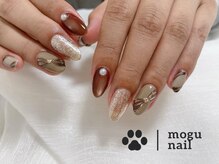 モグネイル(Mogunail)/バレンタイン/リボンネイル