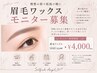 【モニター募集】骨格似合わせ♪眉毛ワックス ¥4,000