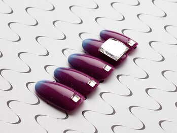 アデリー(ADELIAE)/【単色カラー】＋ストーンアート