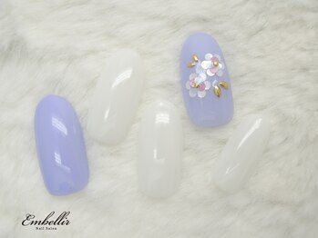 アンベリール 横浜店(Embellir)/(453)ホロ花ネイル