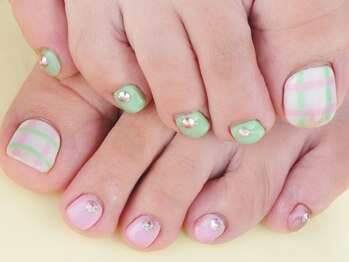 フラッシュネイル SORIO宝塚店/フット☆デザインコ-ス