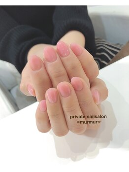 プライベート ネイルサロン マーマ(murmur)/シンプル春ネイル