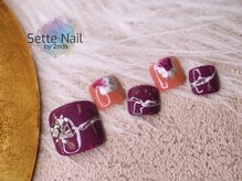 セッテネイル(Sette Nail)/大人ピンクパープルフット