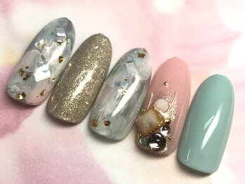 ネイルサロン マハロ(Nail salon MaHaLo)/新規付替オフ込☆ハンド¥7950