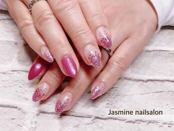 ジャスミンネイルサロン(Jasmine)/ラメグラデーションネイル