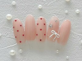 ドットネイル　リボンパーツ