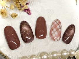 チェックネイル