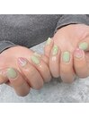パステル苺ネイル/ドット