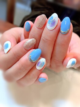 ハーティーネイル hearty nail 溝の口店/定額デザイン￥10000