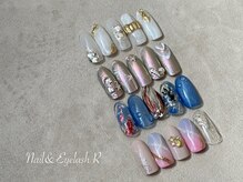 ネイルアンドアイラッシュサロンR/夏ネイルデザイン