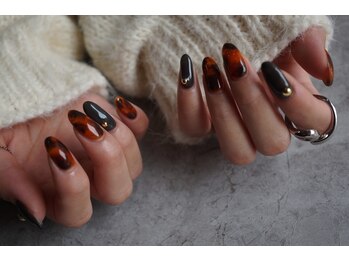 ネイル フライガール(nail FLY GIRL)/べっこうデザイン♪