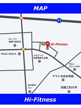 ハイフィットネス(Hi-Fitness)/◎場所のご案内◎