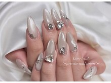 韓国ネイル/長さだし10本アート